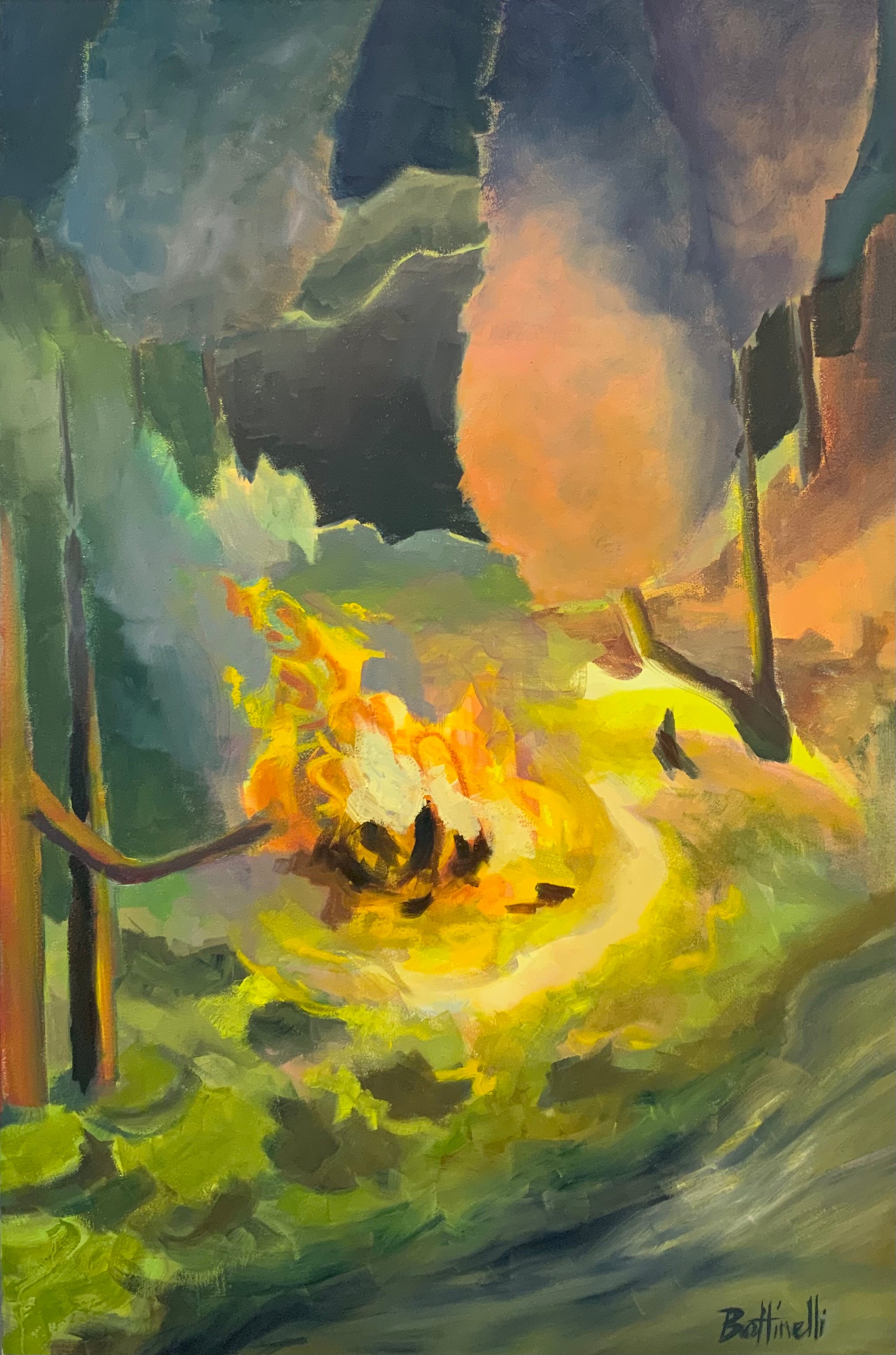 Campfire - Canvas Print