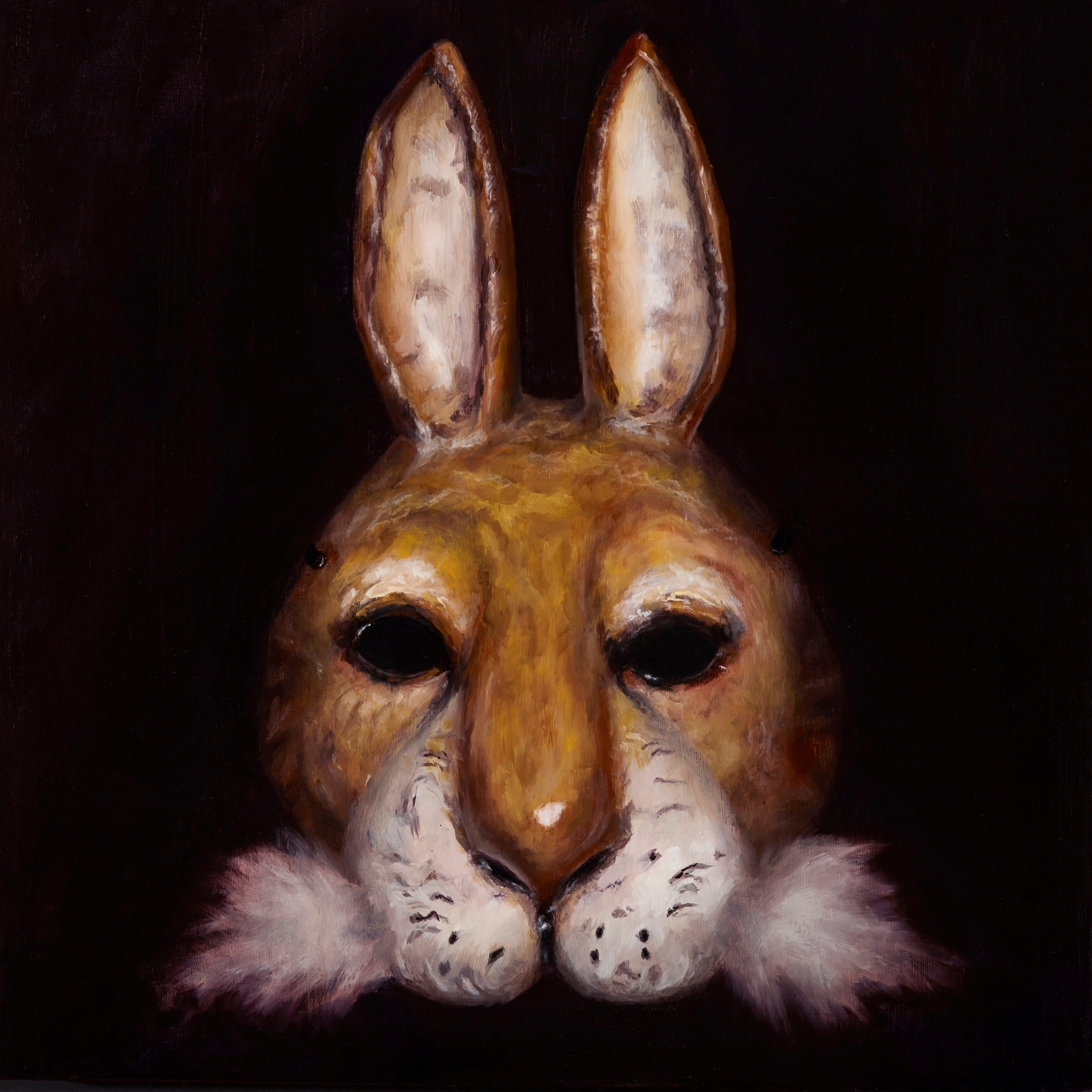 Hare Mask - Canvas Print