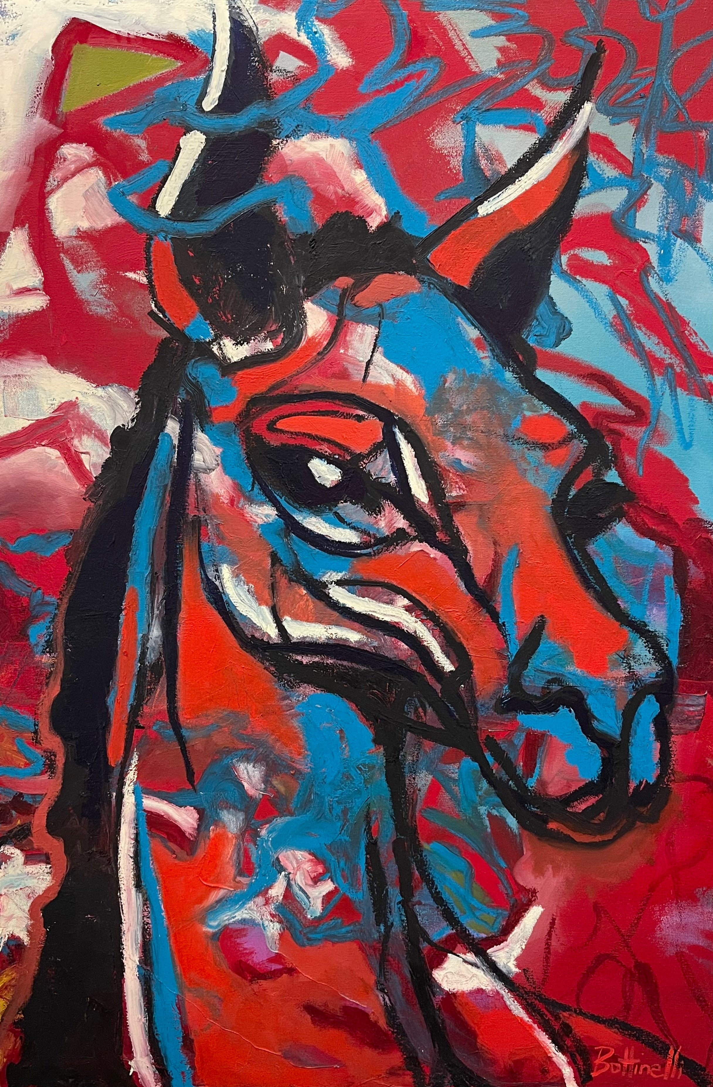 Patriotic Llama - Canvas Print