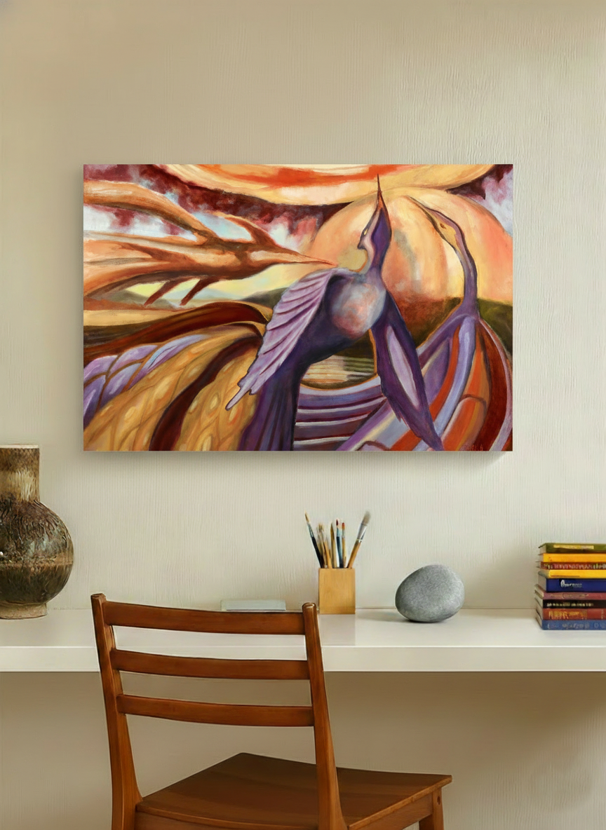 Stages of a Phoenix - Canvas Print