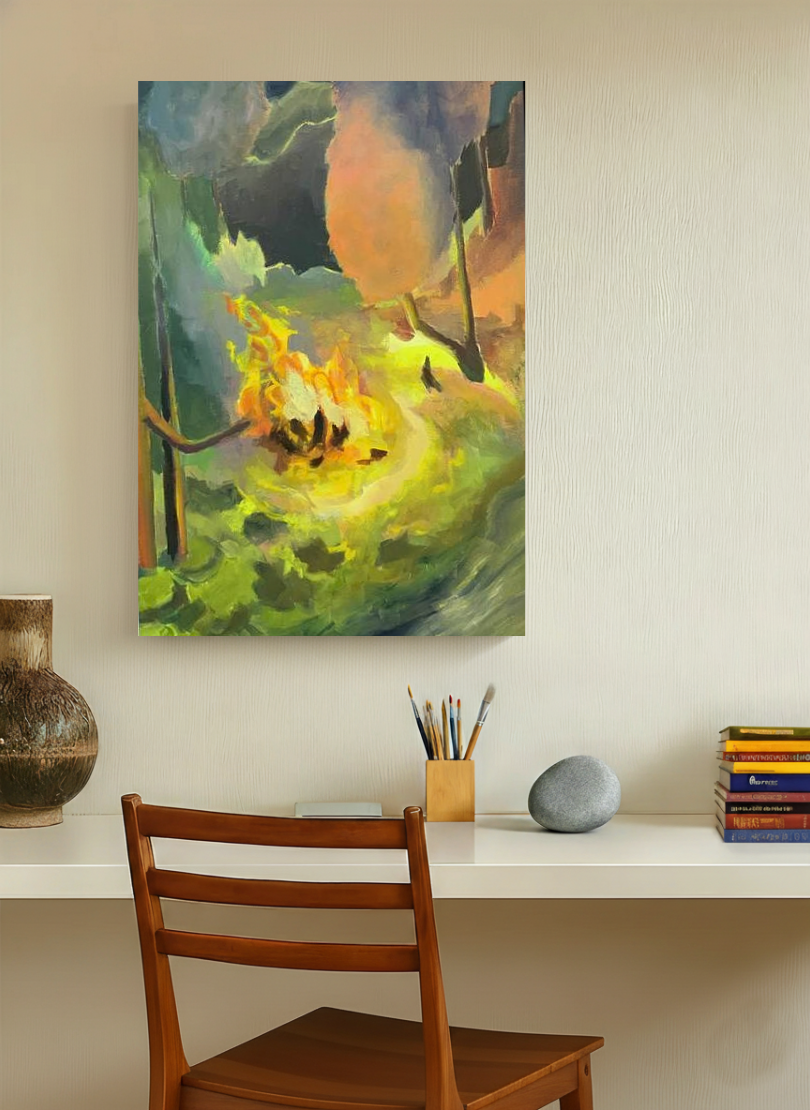 Campfire - Canvas Print