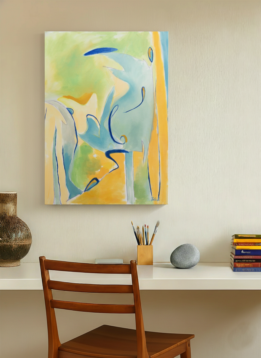 Blue Symphony - Canvas Print