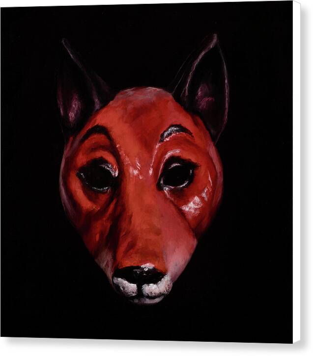 Fox Mask - Canvas Print