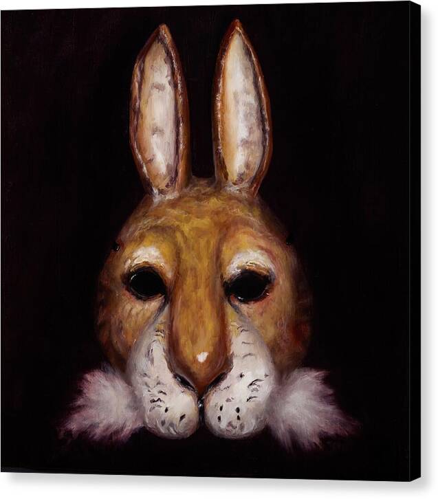 Hare Mask - Canvas Print