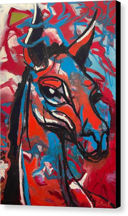 Patriotic Llama - Canvas Print