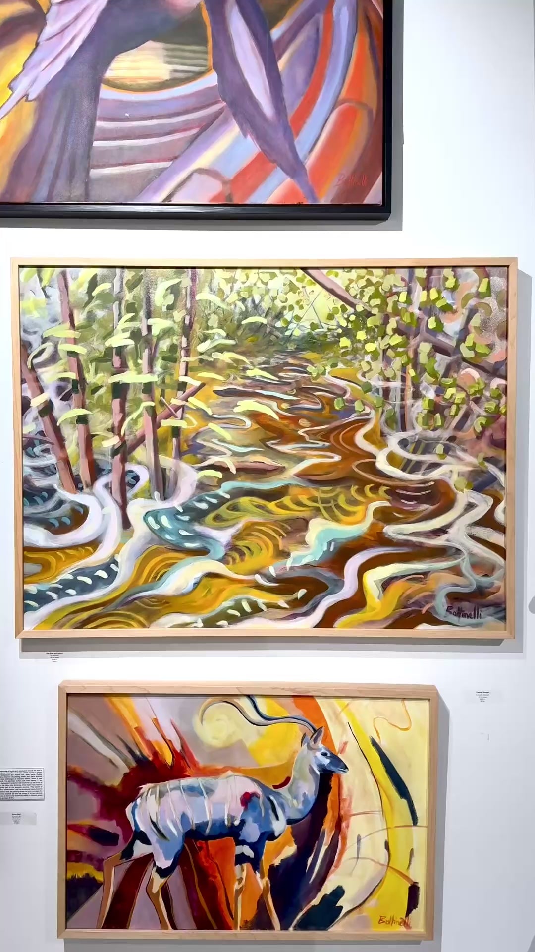 The River and Helene - Original Oil on Canvas