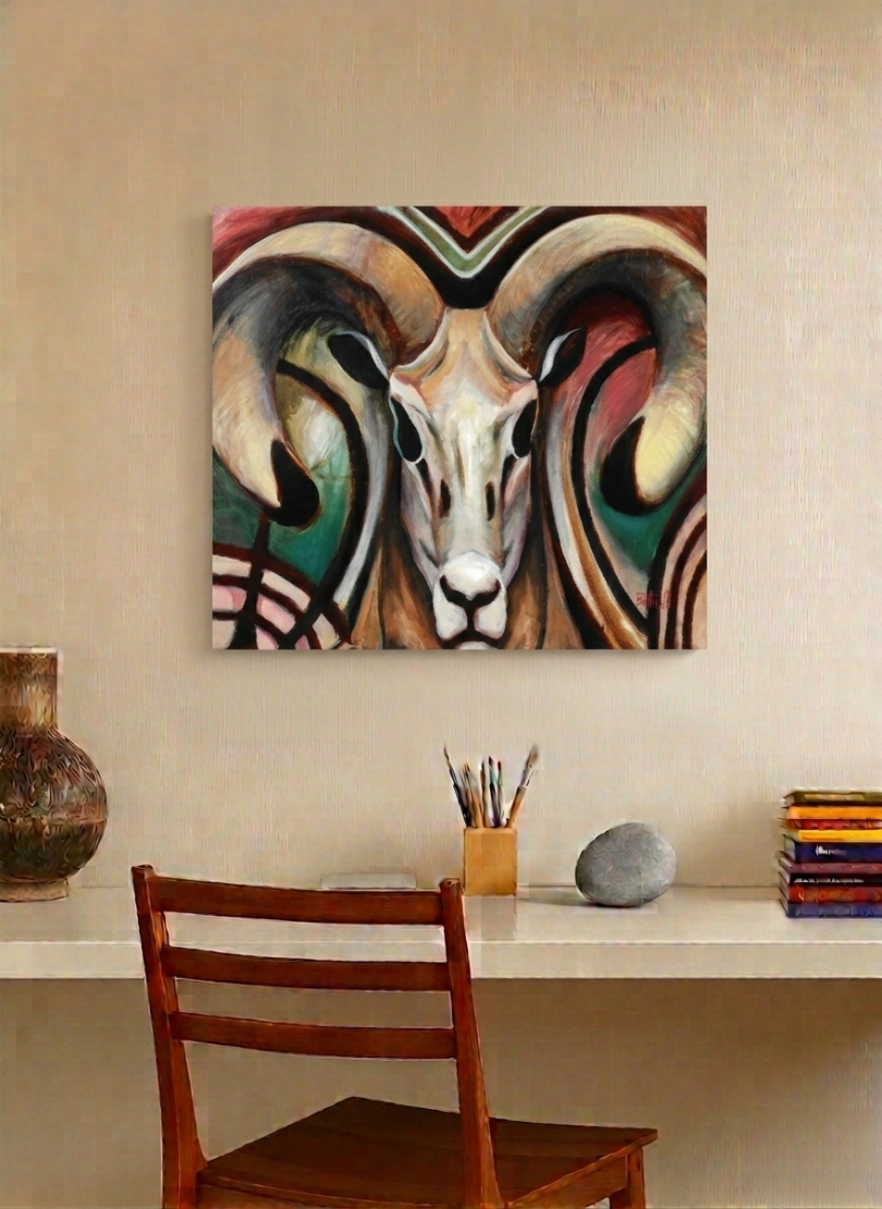Ram - Canvas Print