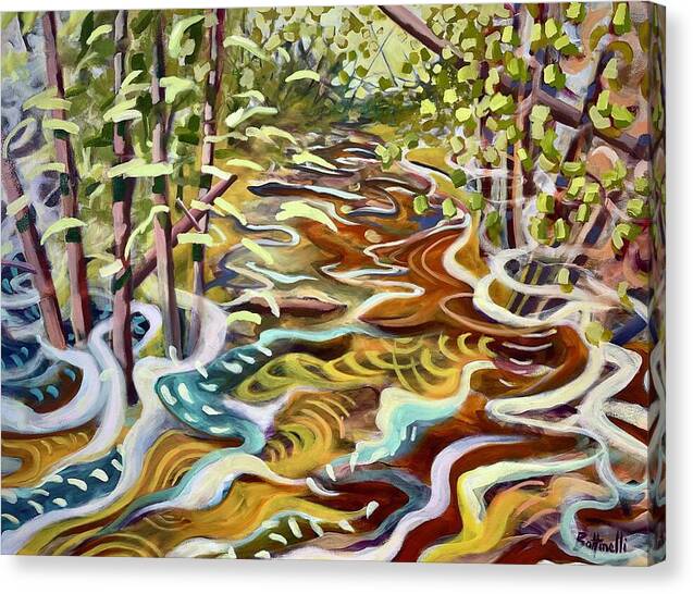 The River and Helene - Canvas Print