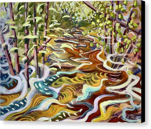 The River and Helene - Canvas Print