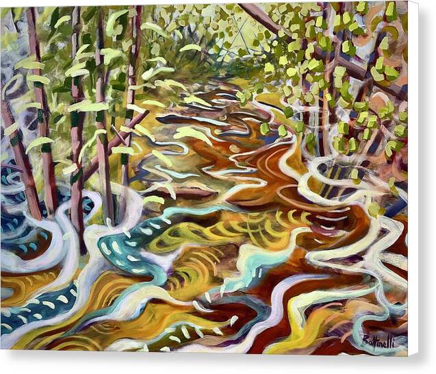 The River and Helene - Canvas Print