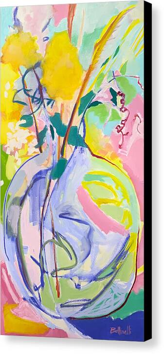 Vase and Prairie - Canvas Print