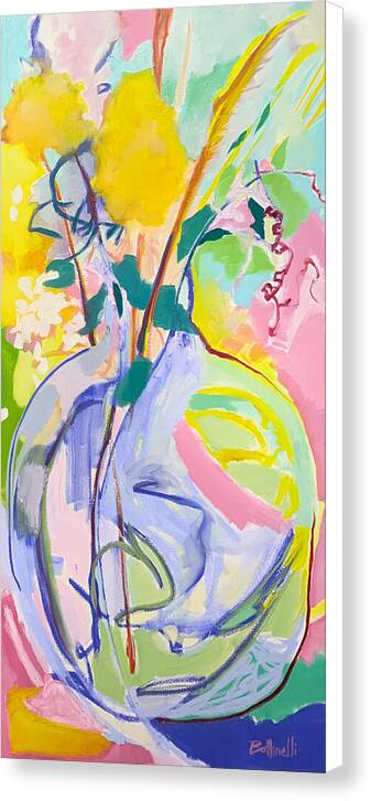 Vase and Prairie - Canvas Print